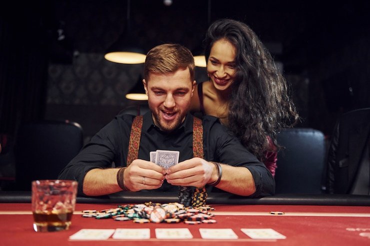 Antarmuka permainan blackjack live dealer di haya777 dengan tampilan kartu dan opsi taruhan